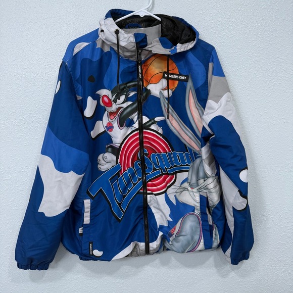 Members Only Other - Members Only Space Jam Tune Squad Bugs Bunny Sylvester Windbreaker Jacket Medium